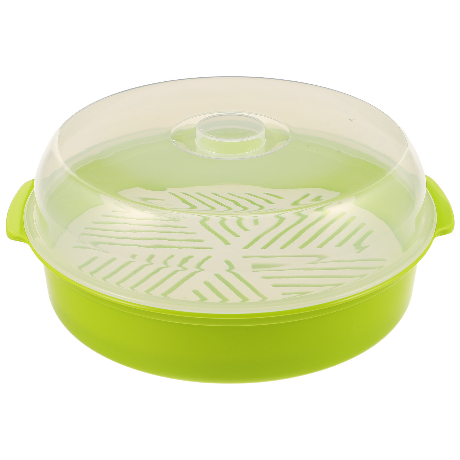 Meal Prep With Rice - Mikrowellen-Dampfschüssel mit Deckel, hitzebeständiger PP-Dampfgarer zum