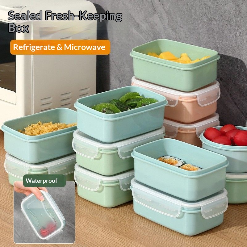 Meal Prep Organizer - Luftdichte Lebensmittelbehälter BPA-frei Stapelbare Auslaufsichere Lunchbox