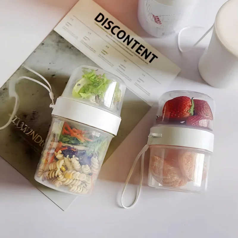 Meal Prep Oatmeal Jars - Frühstück Haferflocken Müsli Nuss Joghurt Salat