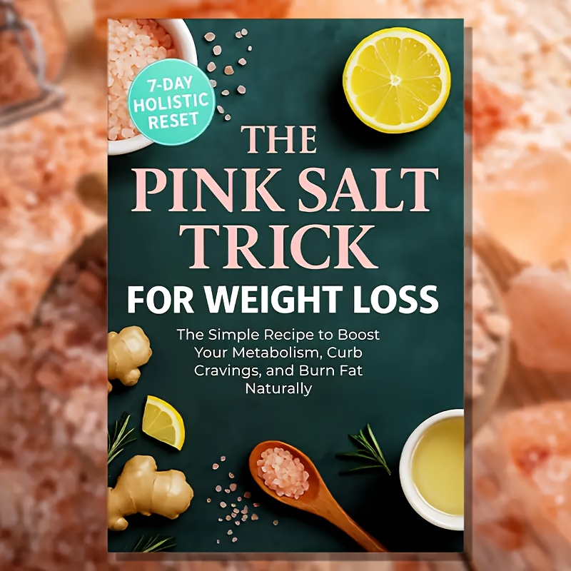 Meal Prep Book - 28-Tage-Diätplan mit rosa Salz, Buch und