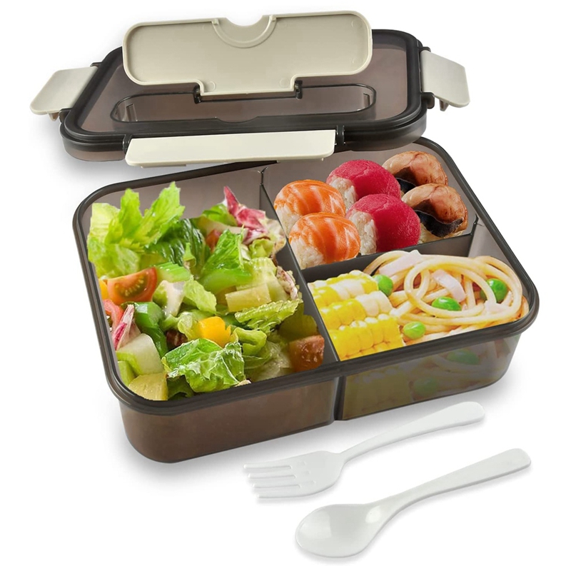 Meal Prep Tupperware - Mittagessen Box, 1500Ml Bento Box, Lebensmittel