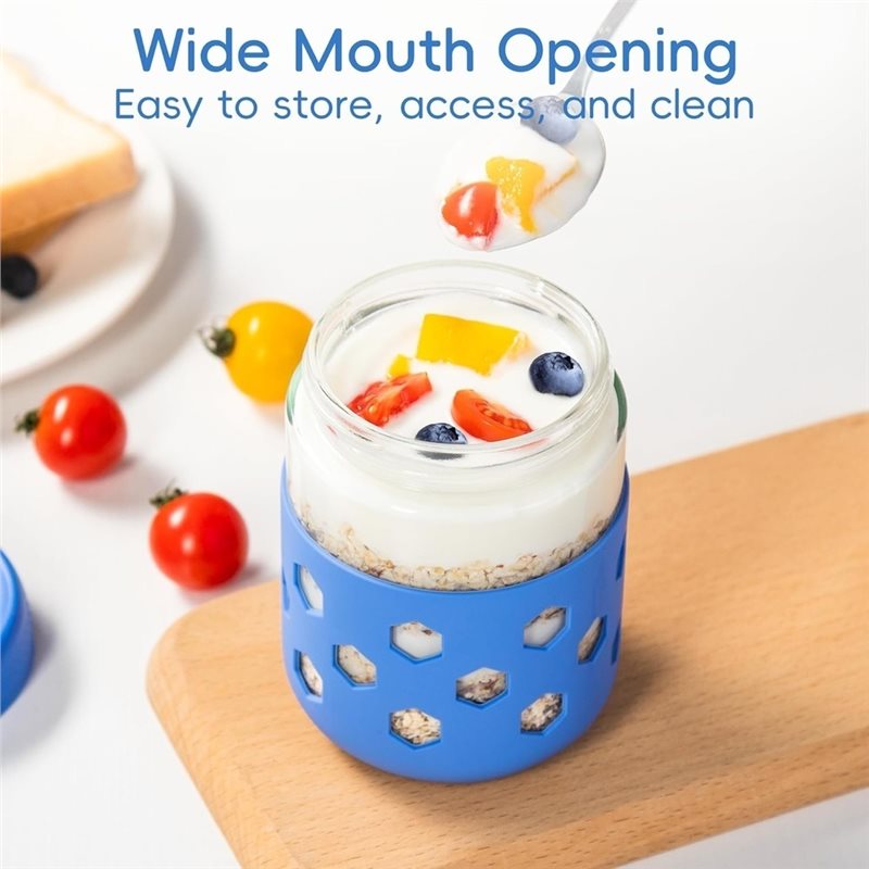 A26F-Glasbehälter mit luftdich – Meal Prep Oatmeal Jars Bewertung und Preis