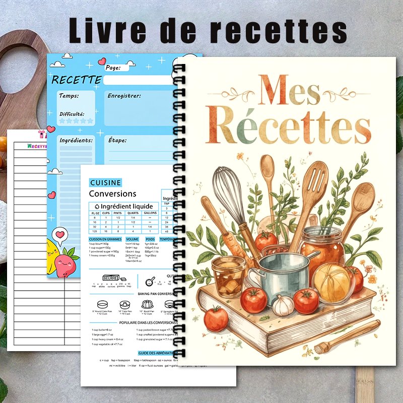 A5 Französisches Rezeptnotizbu – Meal Prep Book Bewertung und Preis
