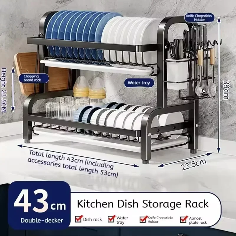 2-stufiger Abtropfgestell aus  – Meal Prep Organizer Bewertung und Preis