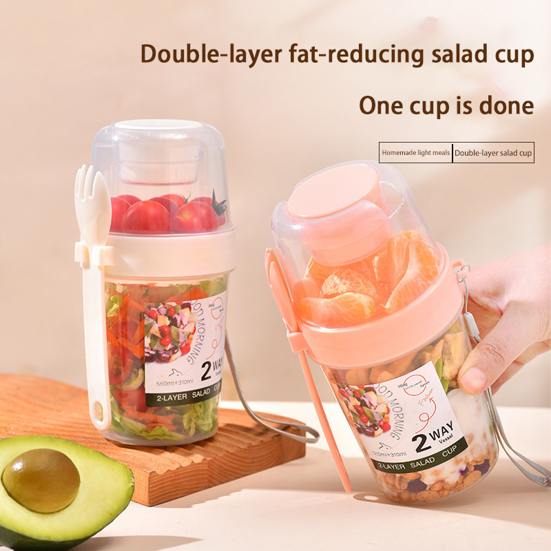 Tragbarer Frühstücks-Salatbech – Meal Prep Oatmeal Jars Bewertung und Preis