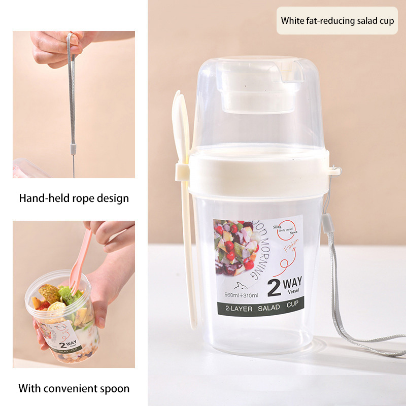 Tragbarer Frühstücks-Salatbech – Meal Prep Oatmeal Jars Bewertung und Preis
