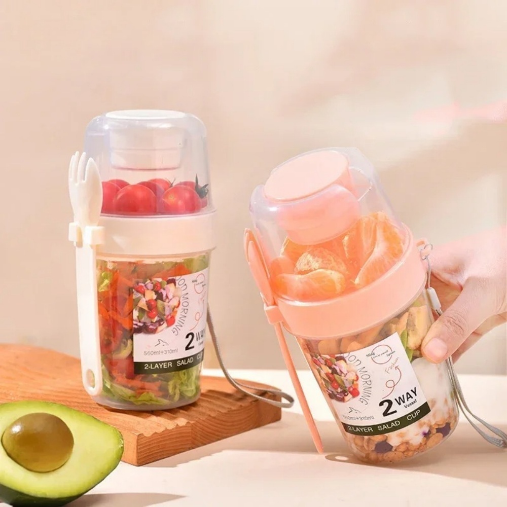 Tragbare Salat Tasse Frühstück – Meal Prep Oatmeal Jars Bewertung und Preis