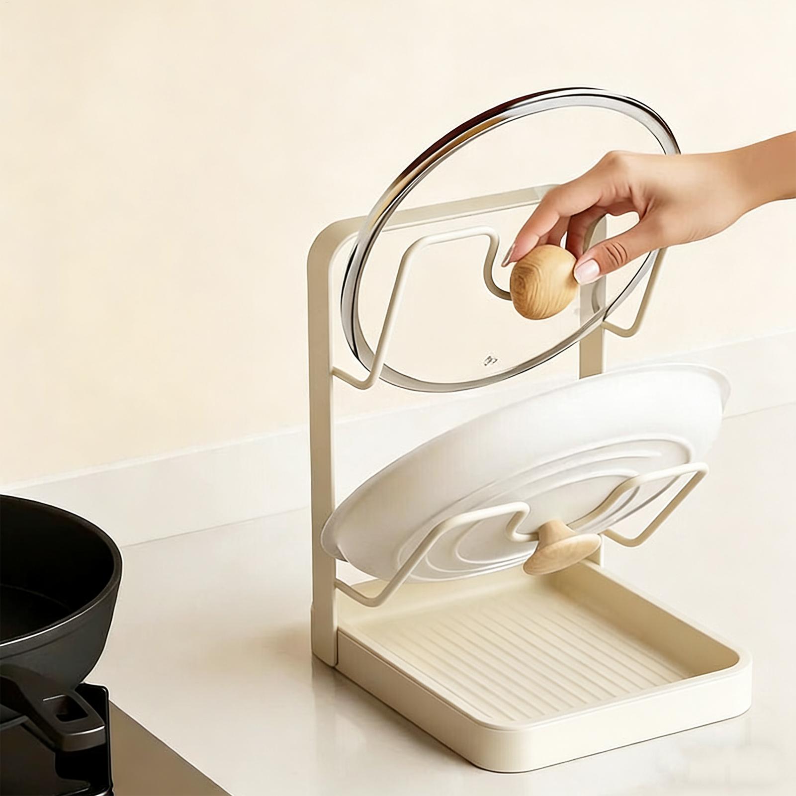 Topfdeckel-Organizer, rutschfe – Meal Prep Organizer Bewertung und Preis
