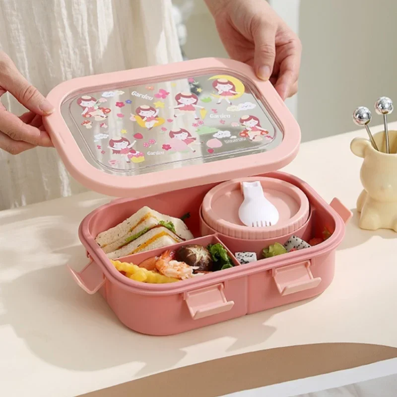 Cartoon-Lunchbox für Studenten – Meal Prep Tupperware Bewertung und Preis