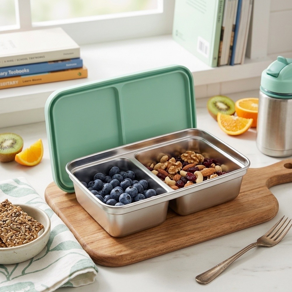 Stapelbare Edelstahl-Snackbox  – Meal Prep Snacks For Toddlers Bewertung und Preis