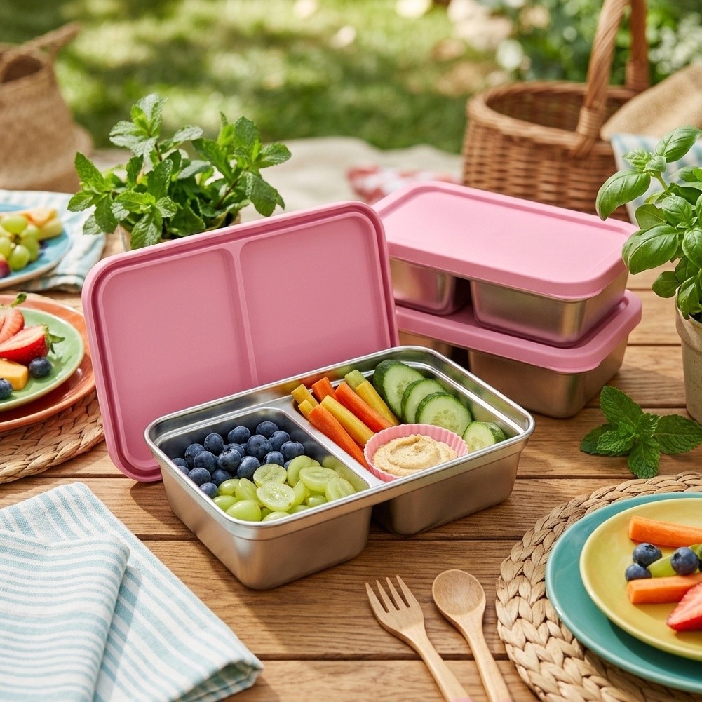 Stapelbare Edelstahl-Snackbox  – Meal Prep Snacks For Toddlers Bewertung und Preis