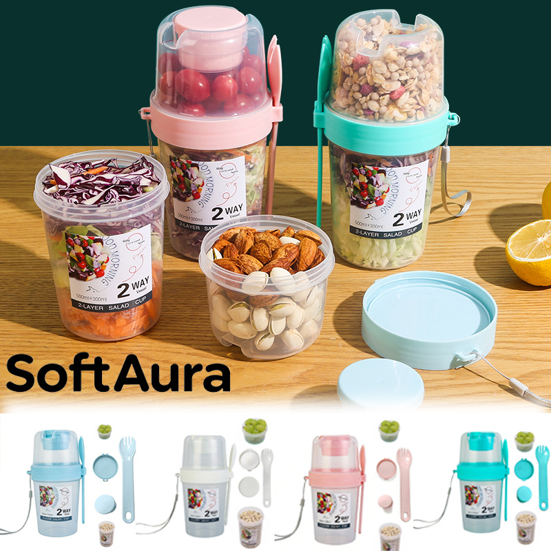 SoftAura Frühstücks-Becher für – Meal Prep Tupperware Bewertung und Preis
