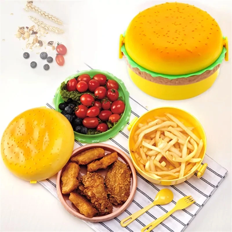 Hamburger-Lunchbox, doppelstöc – Meal Prep Tupperware Bewertung und Preis