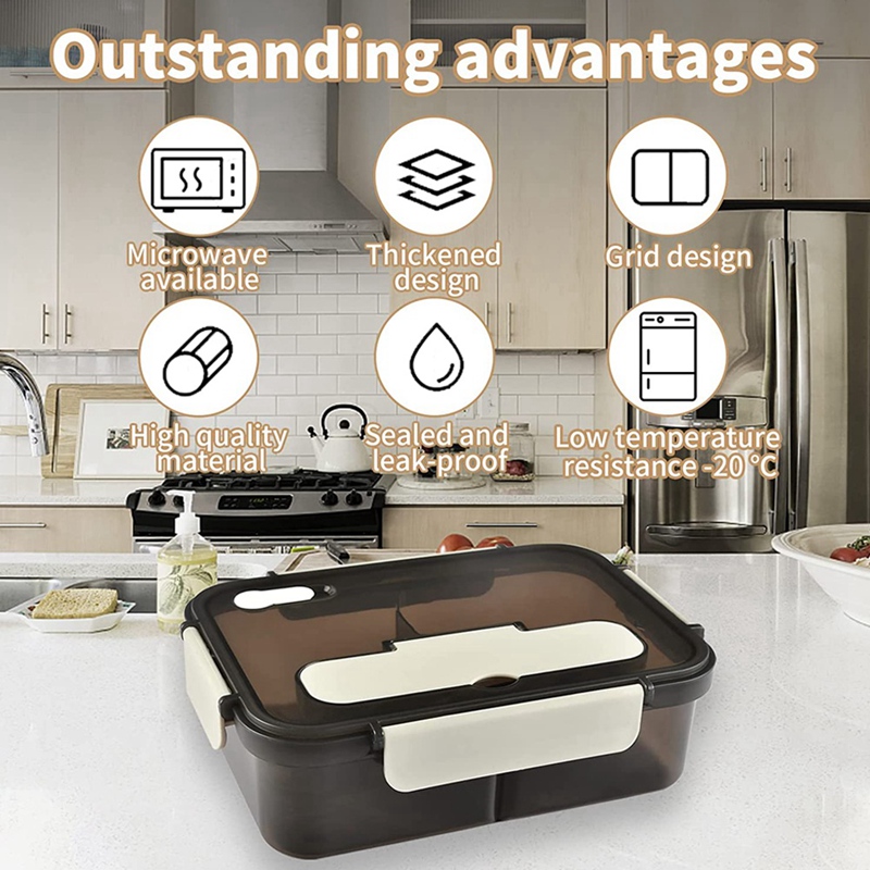 Mittagessen Box, 1500Ml Bento  – Meal Prep Tupperware Bewertung und Preis