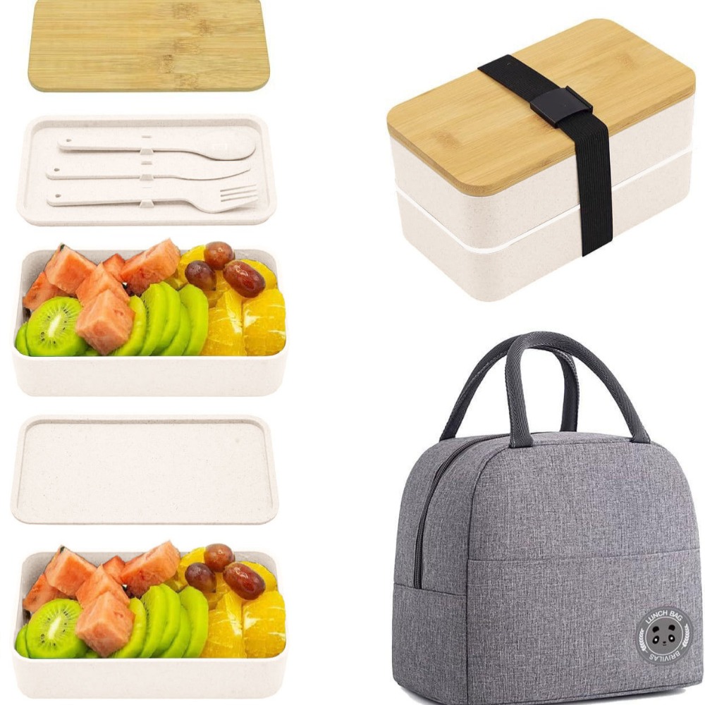1200ml geteilte Brotdose Pickn – Meal Prep Tupperware Bewertung und Preis