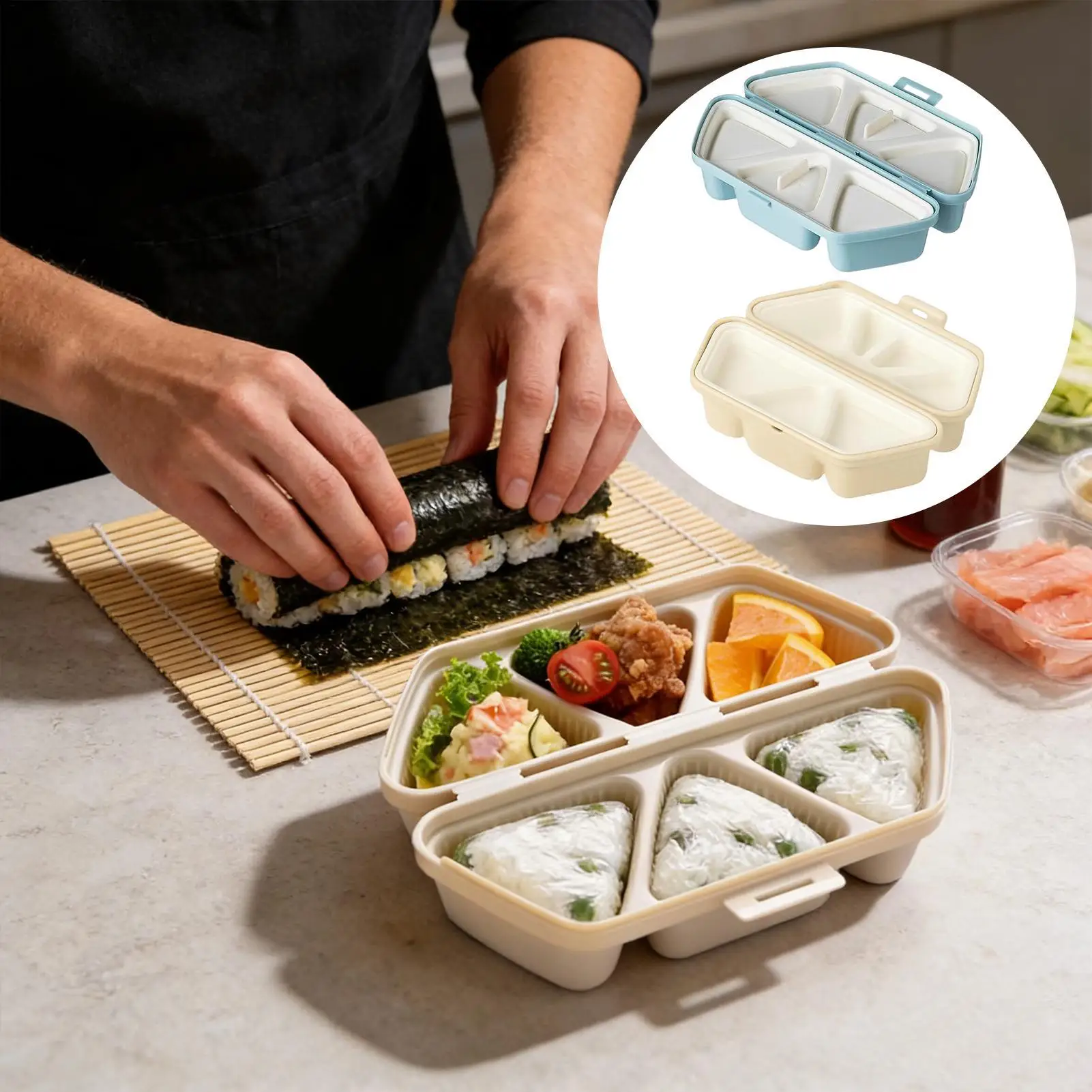 Sushi-Former mit 6 Fächern, Dr – Meal Prep With Rice Bewertung und Preis